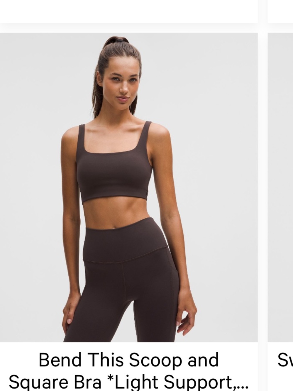 lululemon Bend This Scoop and Square Bra
A-C Cups - Picture 5 of 5